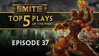 SMITE  Top 5 Plays 37 [upl. by Ecerahs]