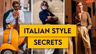 Dress Like the Most Stylish Men in The World  Italian Style Secrets [upl. by Namlas]