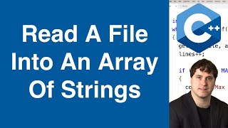 Read And Store Each Line Of A File Into An Array Of Strings  C Example [upl. by Ainoval]