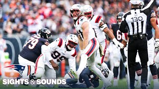 Sights amp Sounds Patriots Defense Sacks Caleb Williams NINE Times in Win vs Bears  NFL Week 10 [upl. by Karlow]