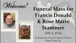 Funeral Mass for Francis Donald Stammer and Rose Marie Stammer [upl. by Clotilda]