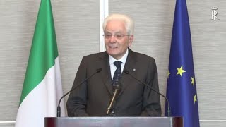 Mattarella quotRicevuto assicurazioni su rimozioni ostacoli Cinaquot [upl. by Yrehc]