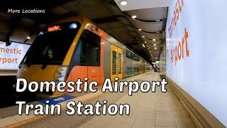 Domestic Airport Train Station  Sydney Australia [upl. by Neibaf]