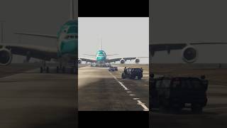 Terrible emergency landing of A380 when cops chasing thief car [upl. by Amla454]