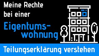 ✅ Rechte bei einer Eigentumswohnung Teilungserklärung für Fortgeschrittene [upl. by Xxam616]