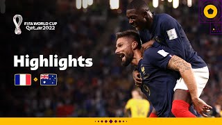 Giroud equals Henrys record  France v Australia highlights  FIFA World Cup Qatar 2022 [upl. by Annawik]