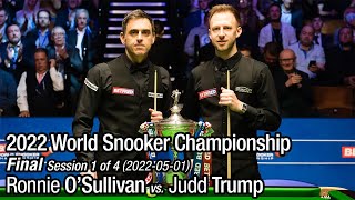 2022 World Snooker Championship Final Ronnie OSullivan vs Judd Trump Full Match 14 [upl. by Johny]