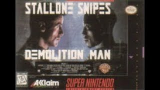 Demolition Man SNES  Playthrough [upl. by Normalie]