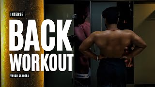 Intense Back Workout  Navratri Series Starting Soon  Vansh Sanotra [upl. by Luise140]