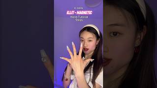 Rate the difficulty of this hand movement 🫠 Song Magnetic by iLLIT kpop magneticTutorial illit [upl. by Arnuad]