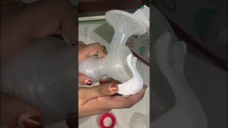 Manual breast pumpfixing 👩‍🍼🍼Dedicated to all working mothers❤️ breastpumps breastfeeding [upl. by Wenonah]