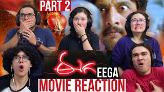 EEGA MOVIE REACTION  Part 2  SS Rajamouli  MaJeliv Indian Reactions  Most Unpredictable film [upl. by Ahsirek744]