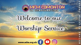 Sunday Worship Service Online  MFM Edmonton UK 13102024 [upl. by Docilla]