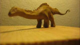 Diplodocus Walkcycle [upl. by Nerti]