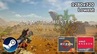 Monster Hunter Wilds Open Beta Test  AMD Ryzen 5 5600G  Radeon Vega 7  16GB RAM [upl. by Grose341]