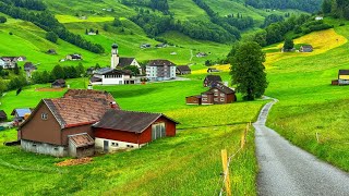 Switzerland  Relaxing walk in the most beautiful places in Appenzellerland  Swiss countryside [upl. by Ardekahs]