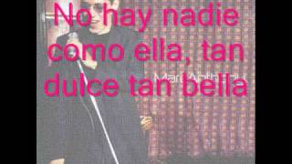 Nadie como ella  Marc anthony lyrics [upl. by Yrtsed]