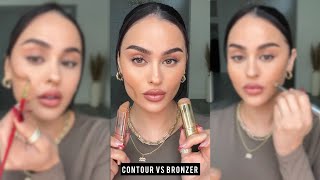 Contour vs Bronzer 🤔 l Christen Dominique [upl. by Jacquelyn794]