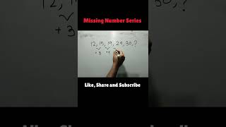 Missing Number Series ✅🔥 competitive missingnumber bank ssc railway trendingshorts [upl. by Earised]