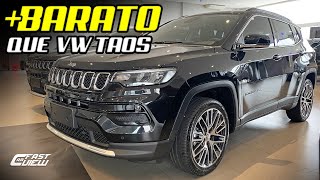 NOVO JEEP COMPASS LIMITED 13 TURBO 2022 VERSÃO COM INTERIOR MARROM E TETO SOLAR  Fast Car View [upl. by Polash]