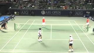 AIG OPEN 2007 １回戦 ベンヤミン・ベッカー 鈴木貴男 VS 錦織圭 添田豪 [upl. by Cchaddie32]