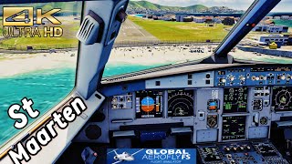 4K  AEROFLY FS GLOBAL AIRBUS A321  KMIATNCM  Super Relaxing VOR approach [upl. by Nissie563]