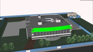 Synchro 4D BIM Video of Clinic [upl. by Baruch]