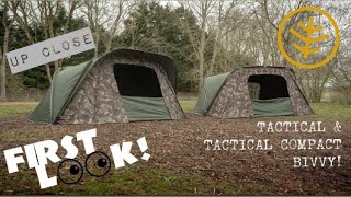 Up Close 𝗘𝗫𝗖𝗟𝗨𝗦𝗜𝗩𝗘 FIRST LOOK  Wychwood Tactical amp Compact Bivvy  MartynsAnglingAdventures [upl. by Billy]