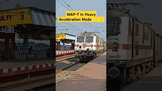 Super Acceleration Of WAP7 Locomotive With Jasidih Bengaluru Express shorts [upl. by Eiramllij]