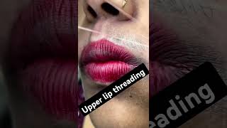 upper lip threading sikhe threading upperlip shortvideo shorts [upl. by Suilmann]