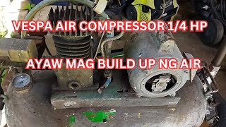 VESPA AIR COMPRESSOR 14 HP AYAW MAG BUILD UP NG AIR [upl. by Ania]