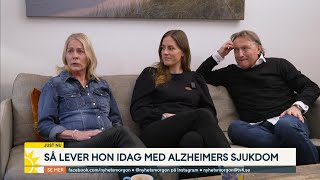 Så lever Nina Gunke med Alzheimers sjukdom idag  Nyhetsmorgon  TV4 amp TV4 Play [upl. by Noletta52]