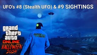 UFOs 8 Stealth UFO amp 9 Locations Day 9 GTA 5 Online Halloween Event 2024 [upl. by Serilda]