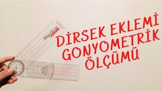 DİRSEK EKLEMİ GONYOMETRİK ÖLÇÜMÜ [upl. by Arratoon699]