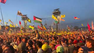 Coldplay Yellow Glastonbury Festival 2024 [upl. by Lachlan]