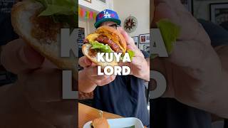 James Beard award winning chef Lord Maynard makes an amazing lamb longganisa burger [upl. by Ivett]