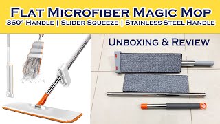 Raggle Flat Microfiber Magic Mop Unboxing amp Review [upl. by Caldera]