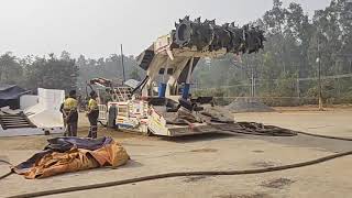 Continuous MinerCM in Khottadih Colliery Underground Coal Mine ECL West Bengal India [upl. by Tybald]