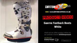 Gaerne Fastback Boots White [upl. by Willette]