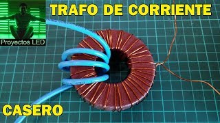 Transformador de corriente o intesidad casero como y para que [upl. by Sirrot]