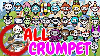 ALL CRUMPETS in TOCA BOCA 🌎 Toca Life World secret crumpets [upl. by Ailyn]