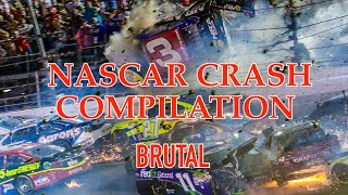 NASCAR Crash Compilation  Brutal [upl. by Berkman]