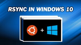 How to Use Rsync in Windows 10｜Run Linux Command in Windows [upl. by Inattyrb]