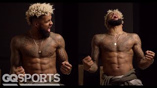 Odell Beckham Jr Flexes in Fall’s Boldest Menswear  GQ Sports [upl. by Ongineb676]