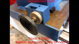 Stock 5559  Reform Automatic Knife Grinder [upl. by Dewar537]