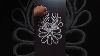 daily use rangoli  rangoli  rangoli design  muggulu  freehand rangoli  rangoli kolam  रांगोळी [upl. by Nachison]