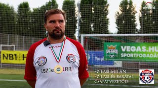 Szilasi Milán interjú Vegashu MINIFUTBALL MAGYAR KUPA DÖNTŐ [upl. by Adnaugal90]