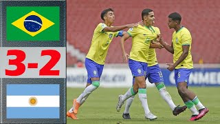 Argentina vs Brazil Highlights  SUB17 2023 Final Group [upl. by Arak230]