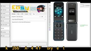 Nokia 2660 ta1474 factory reset eft pro [upl. by Nessej200]