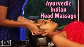 Ayurvedic Indian Head Massage  SIRO DHARA  Worlds best Head Massage for Relaxation amp Stress [upl. by Perry]